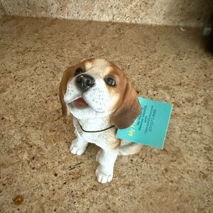 Adorable Beagle Puppy Figurine